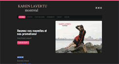 Desktop Screenshot of karenlavertu.com